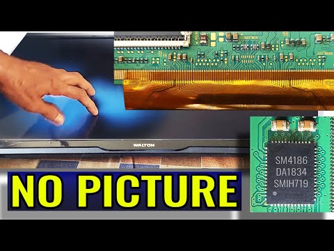LED TV Panel repair, Screen has no light but backlight OK, SM4186 IC Pinout, LSC320AN09-H03 Walton