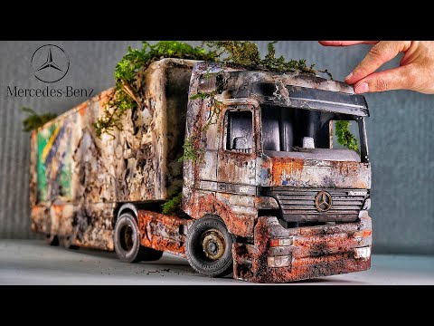 Restoration Abandoned Mercedes-Benz Actros Semi Trailer Truck