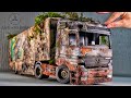 Restoration Abandoned Mercedes Benz Actros Semi Trailer Truck
