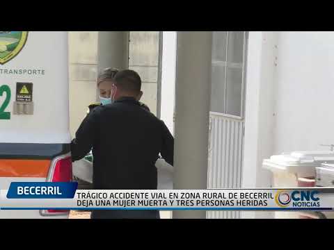 TRÁGICO ACCIDENTE VIAL EN ZONA RURAL DE BECERRIL DEJA UNA MUJER MUERTA Y TRES PERSONAS HERIDAS