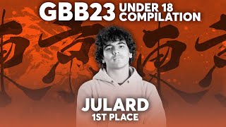st round Vs Clarckceds : - Julard 🇫🇷 | 1st Place Compilation | GRAND BEATBOX BATTLE 2023: WORLD LEAGUE