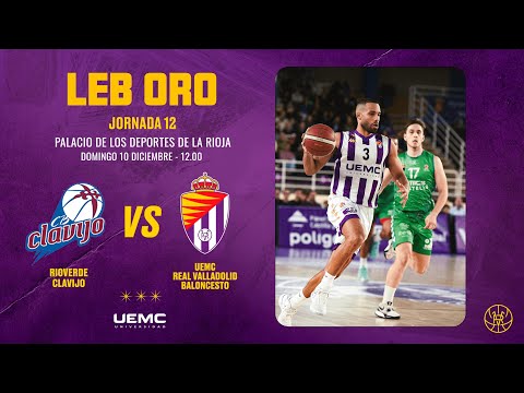 RESUMEN | J12 LEB Oro: Rioverde Clavijo 69 - 77 UEMC Real Valladolid Baloncesto