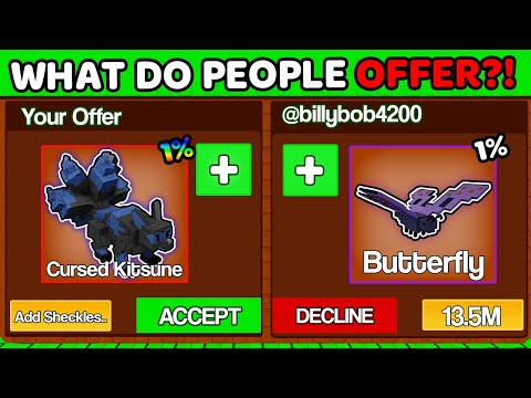 What Do People Offer For Corrupted Kitsune in Grow A Garden..