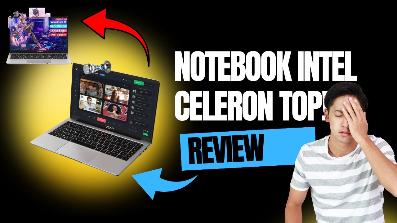 Miniatura da avaliação em vídeo de Notebook Positivo Intel Celeron 8GB RAM 256GB SSD 14" FHD