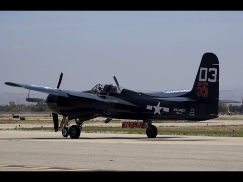 Chino Airshow 2019 - Grumman F7F Tigercat Aerobatics !