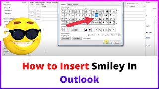 How to Add Emoticons/Smiley in Outlook - How to Get List of Emojis Outlook