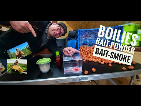 Boilies Bait Powder Bait Smoke selbstgemacht