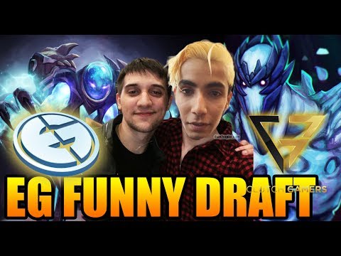 CRAZY FUNNY Draft - SumaiL & Arteezy - EG vs CG Dota 2