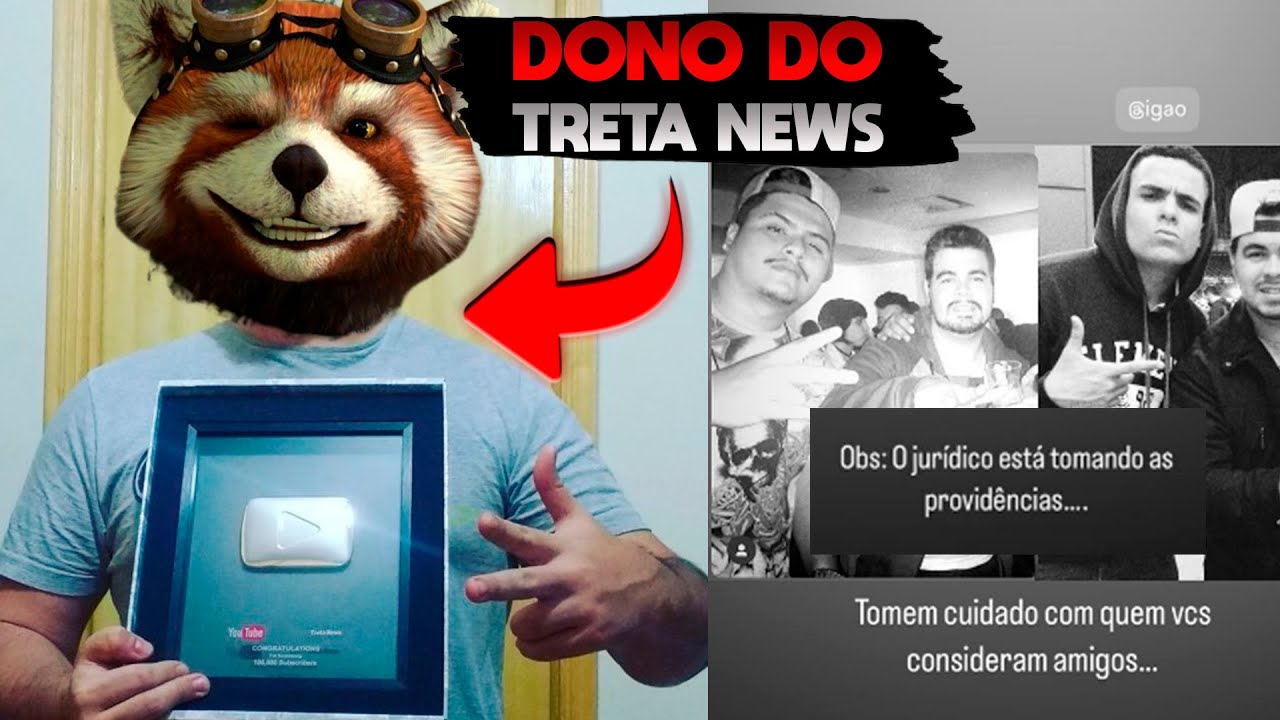 O DONO DO TRETA NEWS APARECEU E FALOU DO PODPAH (Mitico e Igão)!