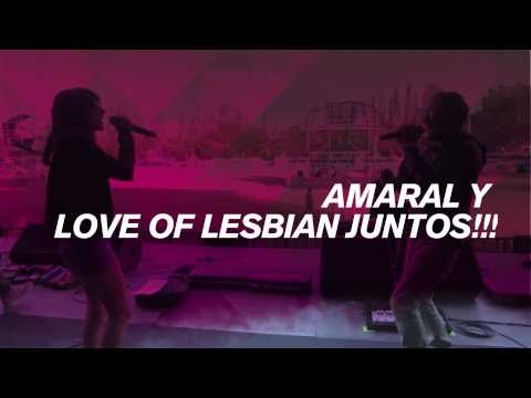 DCode 2013 - Amaral y Love of Lesbian juntos en los ensayos