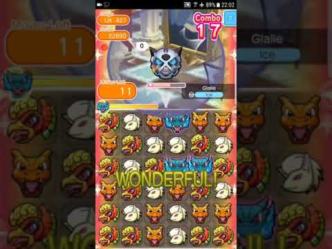 Pokemon Shuffle Mobile UX Stage 427 Glalie ITEMLESS『ポケとる スマホ版』