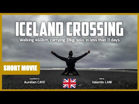 Walking across Iceland solo - English - Short Movie