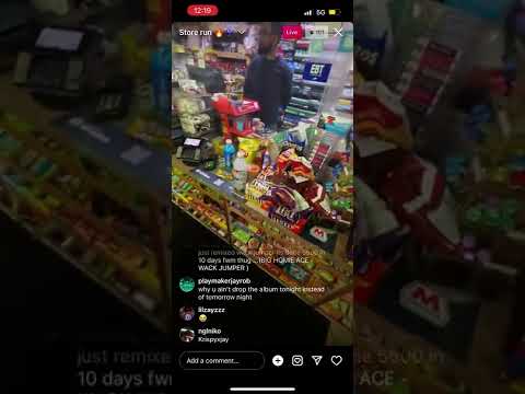 Krispylife kidd runs into yn jay in store