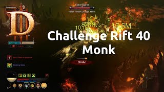 Diablo 3 - Challenge Rift - Challenge 40 - Monk - Epic Failure