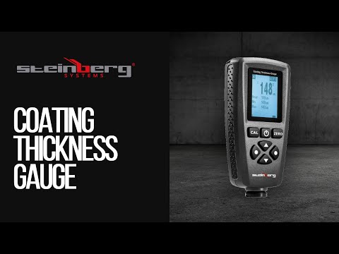 video - Coating Thickness Gauge - Measuring Range: 0 - 1.400µm - ±2,5% + 1μm