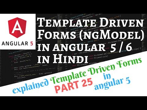 Angular 5 6 Tutorial in Hindi 25 Template Driven Forms in Angular 5 Hindi | Bootstrap Form Angular