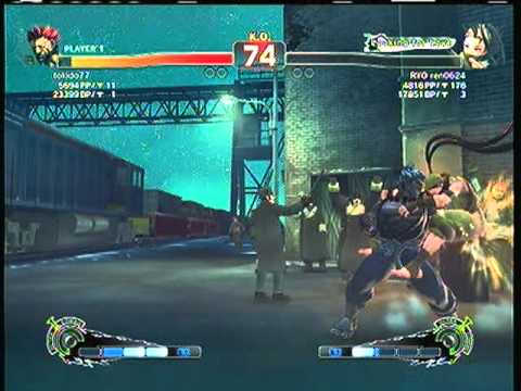 SSF4AE Akuma tokido77  vs Ibuki RYO ren0624      SD