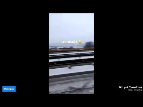 Hromadná nehoda na D1. Počasie si vyžiadalo zrážku desiatky áut