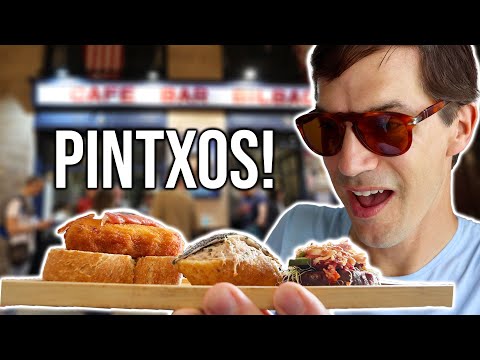 Bilbao's BEST PINTXOS BARS - Top 5 Basque Tapas 🍤🌮🍻