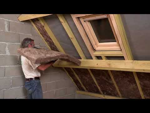Comment isoler vos combles aménagés en 1ère couche entre chevrons avec de la laine de verre Knauf ?