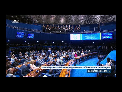 Associação dos Magistrados Espíritas recebe homenagem do Senado