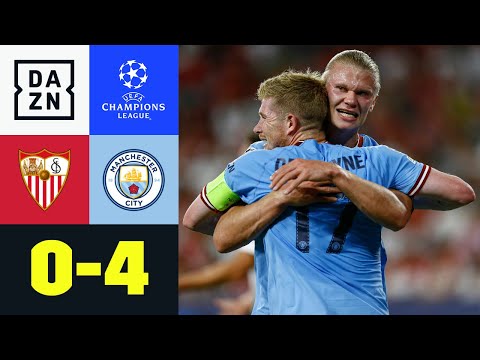 Haaland wieder als Sevilla-Schreck: FC Sevilla - Manchester City 0:4 | UEFA Champions League | DAZN