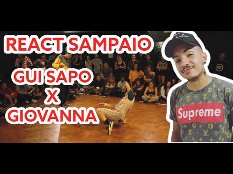 GUI SAPO VS GIOVANNA | BATALHA DE DANÇA | REACT SAMPAIO