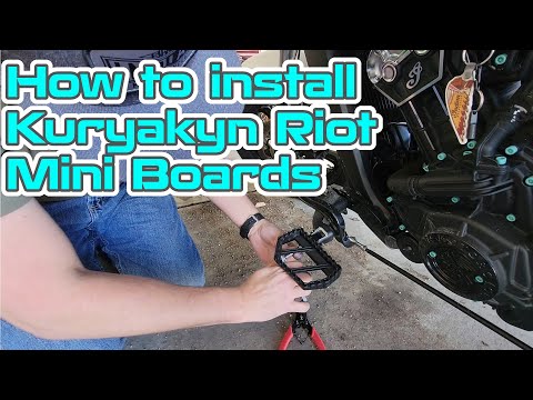 How to Install Kuryakyn Mini Riot Boards on the Indian Scout Bobber