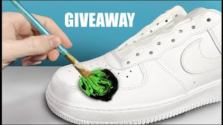 CUSTOM Air Force 1's - (Giveaway) - Jordan Vincent