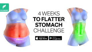 4 WEEKS TO FLATTER #STOMACH CHALLENGE