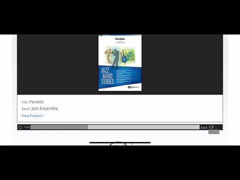 Perdido - Juan Tizol arr. Victor Lopez