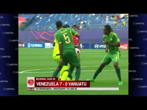 Mundial Sub 20: Venezuela 7-0 Vanuatu