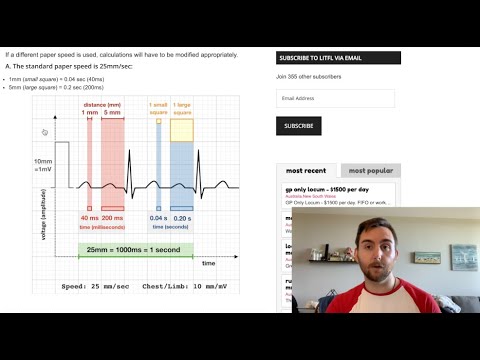 EKG 101 - "Rate" - Part 1/7