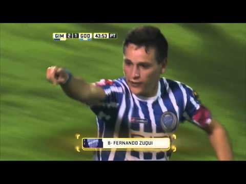 Gol de Zuqui. Gimnasia 2 - Godoy Cruz 1. Fecha 11. Primera División 2016