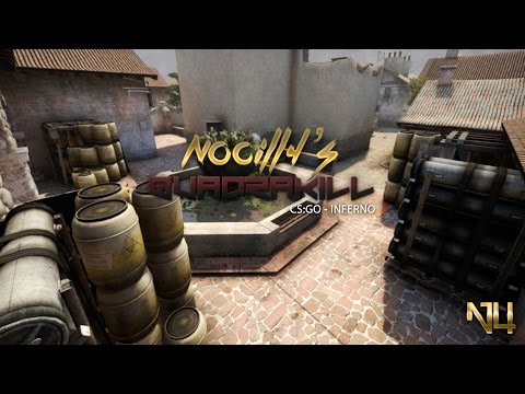 CS:GO Quadrakill - De Inferno [M4A1-S] "De_Infierno"