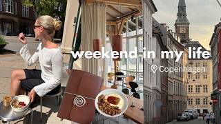 weekend in my life in copenhagen | baking bread & making a traveler's notebook