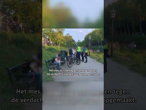 Politie | Verdachten met een mes en vallen omstanders lastig.