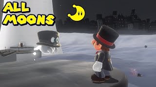 Super Mario Odyssey - All Power Moons (Cap Kingdom)
