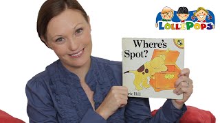 Hayley reads: WHERE'S SPOT? by Eric Hill (my first English lesson)