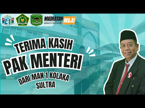 Terimakasih Menteri Agama RI