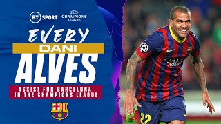 Download lagu Assist King! 👑 Every Single Goal Dani Alves Set-Up For Barcelona In The Champions League mp3