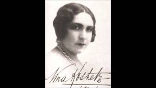 Nina Koshetz - Tchaikovsky: None but the lonely heart