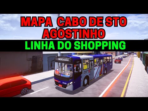 🔴Gameplay Mapa Cabo de Santo Agostinho - Linha do Shopping | Proton Bus Simulator | PBSU