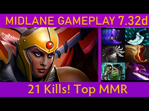💥21 Kills! Legion Commander Mid Gameplay - Top MMR Dota 2
