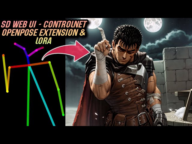 Fantastic New ControlNet OpenPose Editor Extension & Image Mixing - Stable Diffusion Web UI Tutorial