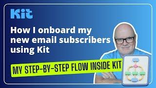 How I onboard my new email subscribers, using Kit.