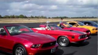 preview picture of video 'Brenham Cruise Nov 20, 2011 Morning Northside Mustang Club'