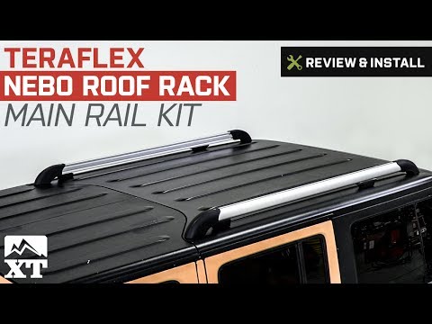 Jeep Wrangler Teraflex Nebo Roof Rack Main Rail Kit (2011-2017 JK 4 Door) Review & Install