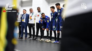 BASTIDORES DA SELEÇÃO! IMAGENS INTERNAS DO VESTIÁRIO NA 1ª VITÓRIA PÓS COPA! RAPHINHA INCENDIOU TIME