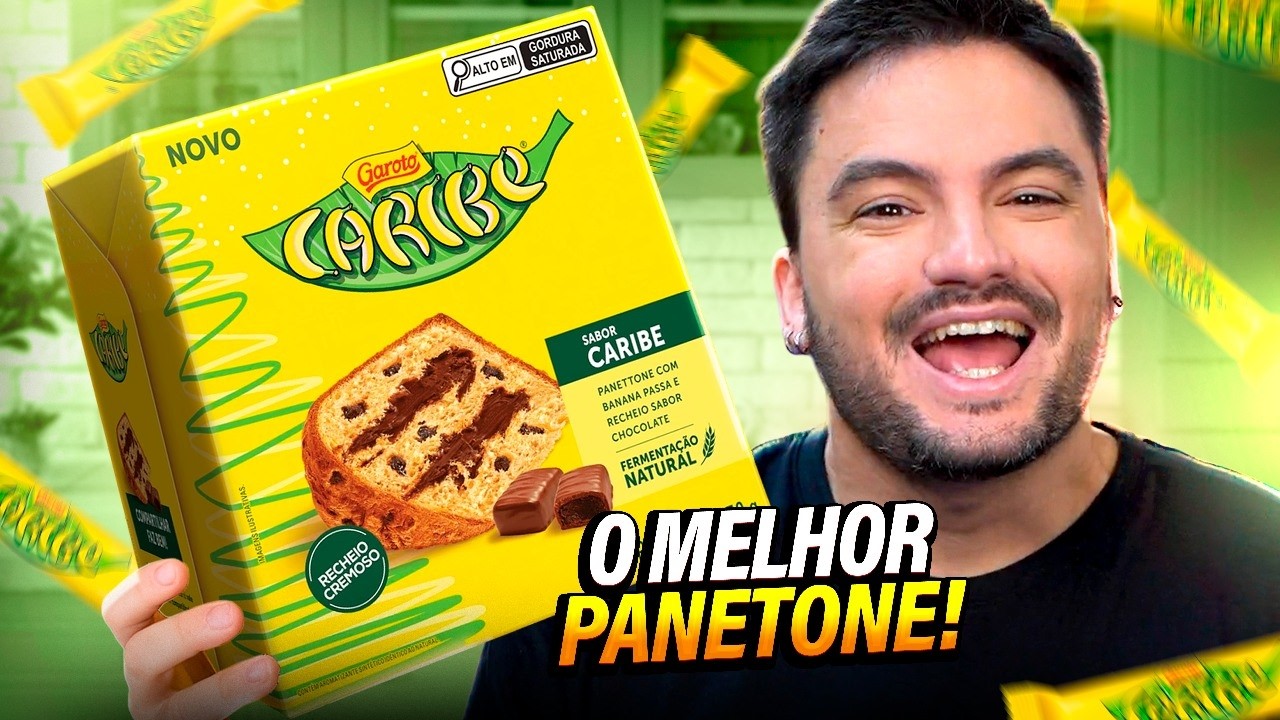 PROVEI O MELHOR PANETONE DE TODOS OS TEMPOS